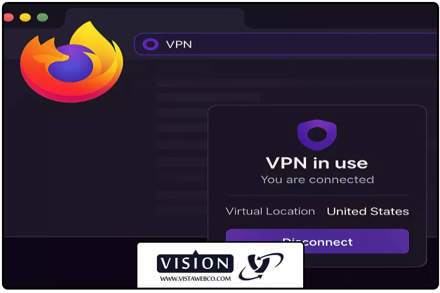 رابط کاربری | فایرفاکس با VPN داخلی