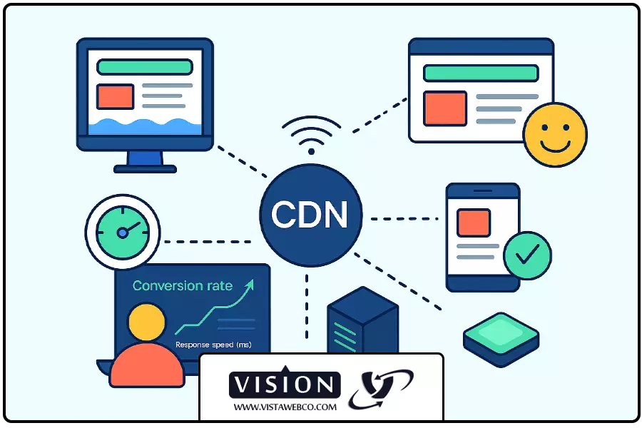 تاثیر منبع سرور و CDN | تأثیر سرعت هاست بر سئوی سایت