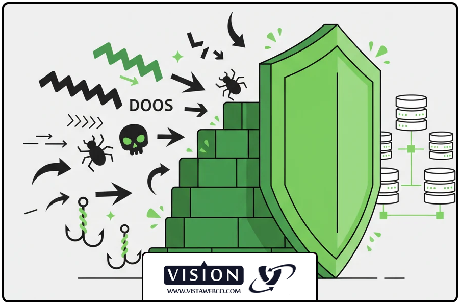 انواع حملات سایبری | هاست با فایروال اختصاصی