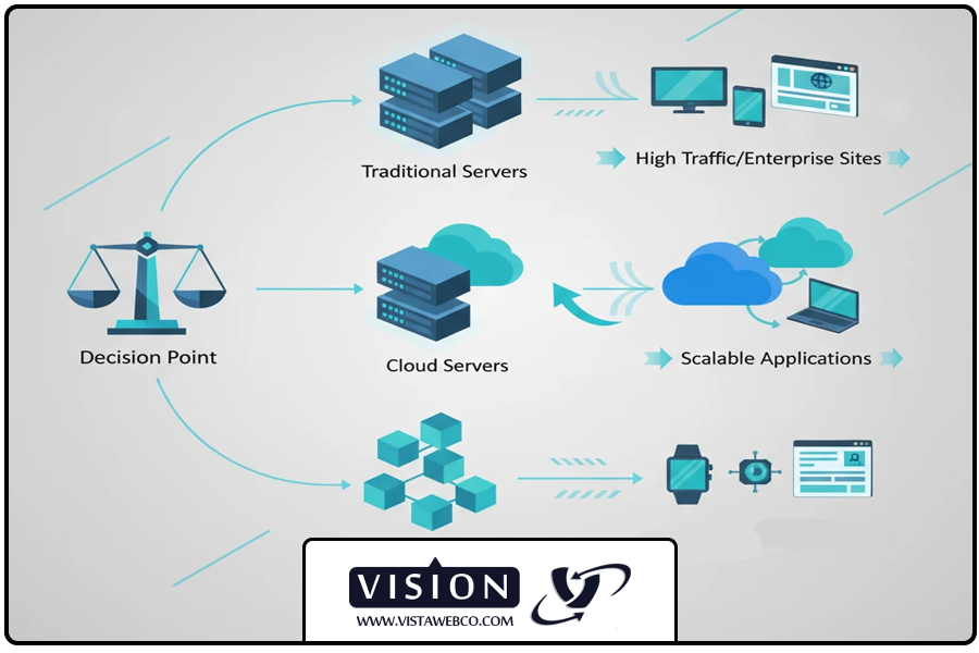 انتخاب وب سرور مناسب | سرور مجازی